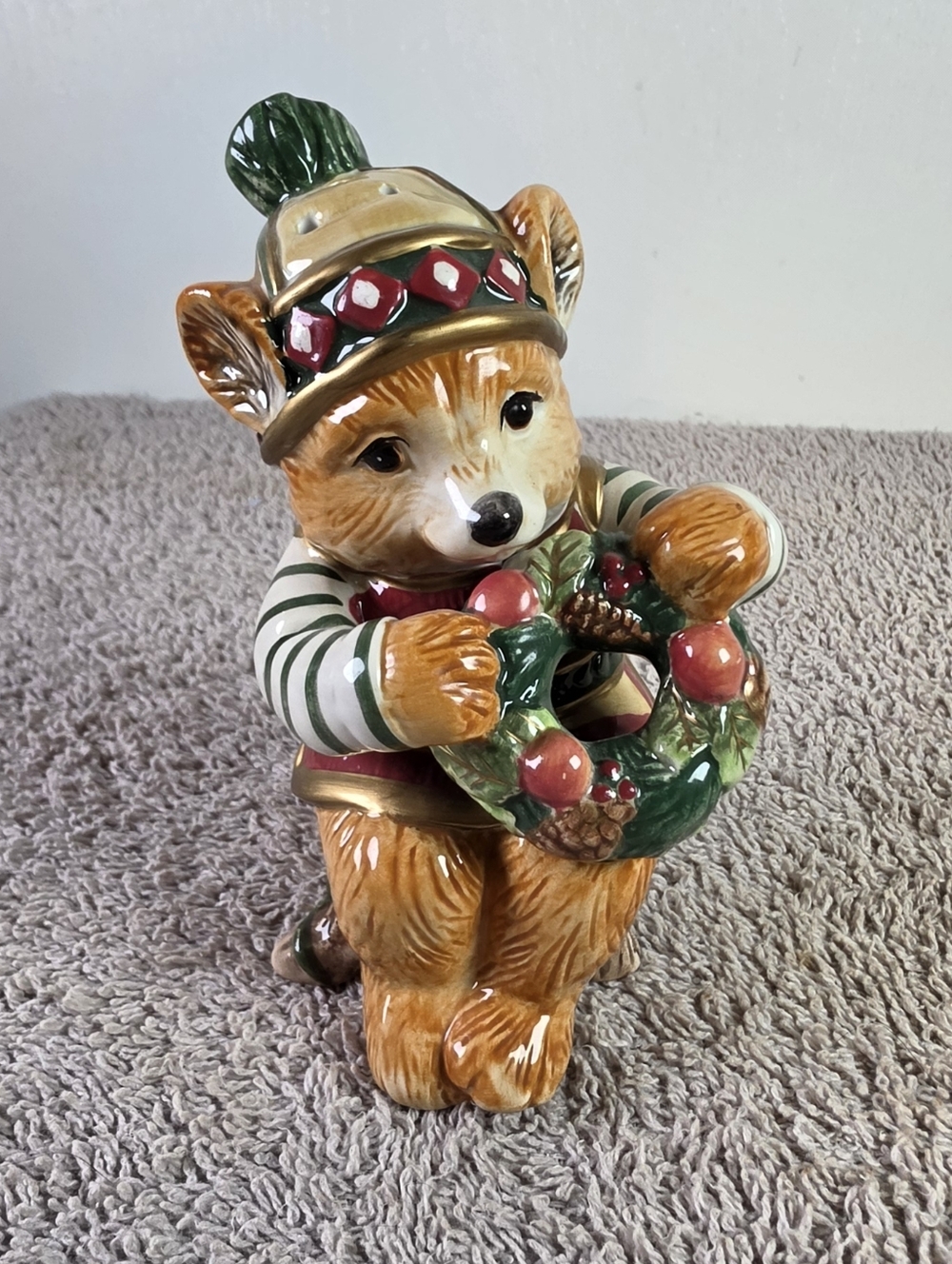 Fitz & Floyd Christmas Lodge Bear